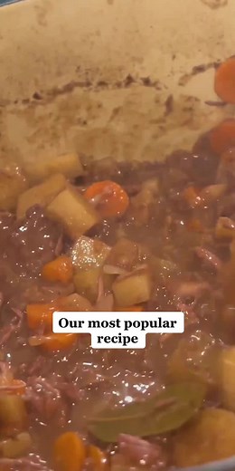 This beef stew recipe has 16k 🌟🌟🌟🌟🌟 reviews. Watch more on YouTube #nytcooking