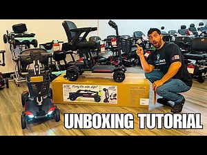 The FIRST 400 lb Travel Scooter That FOLDS | Buzzaround Carry-On HD Unboxing (GB220)
