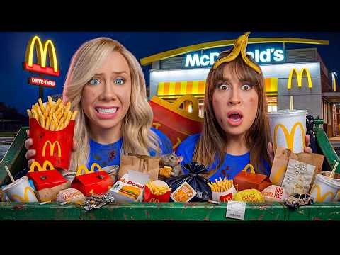 WE WENT DUMPSTER DIVING AT MCDONALDS…