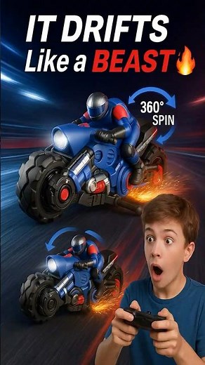 RC Motorcycle Performs INSANE Stunts and Drifting on Tough Terrain!