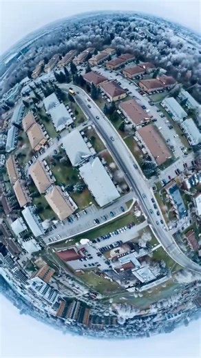 Asteroid Shot of My Home | DJI Mini 5 Pro | Tiny Planet Effect | 4K