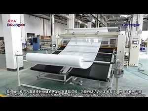 Multi Needle Quilting Machine + Cutting Machine Production Line #quilting #cuttingmachine #quilt