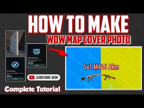 How To Make Wow Map Picture | How To Create wow Map Cover Photo | Wow Map Pic | Complete Tutorial