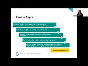 2024 Colorado Health Foundation Applicant Information Webinar