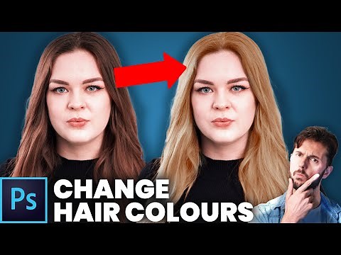 How To Change Hair Colour in Photoshop (The REALISTIC Way)