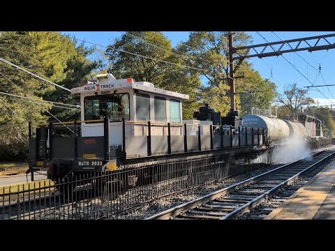 Railfanning NJ Transit at Short Hills 10-16-25: AquaTrack w/ EMD GP40PH-2 4103, Cab Car 7000 & more!