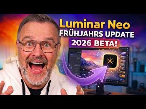 Luminar Neo Frühjahrs Update 2026 Skin AI, Face AI & Bokeh AI – alle neuen Funktionen
