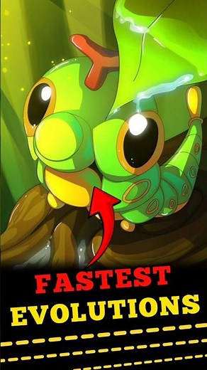 Top 5 Fast Evolving Pokémon You Didn’t Know About ⚡ | Pokémon Facts