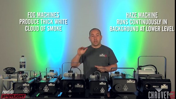 CHAUVET DJ H1200 Compact and Lightweight Fog Machine w/Timer Remote , BLACK