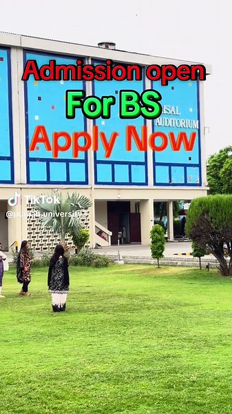 Admissions Open for BS Programs at Punjab University