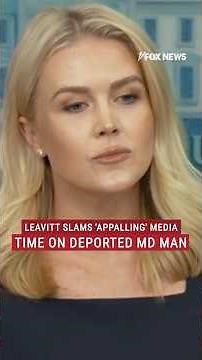 Karoline Leavitt lays out 'end result' for deported alleged MS-13 member #shorts #immigration #trump