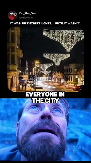 It was just street lights… until it wasn’t 💀