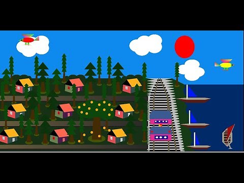 Dream Village | OpenGL Project (with Source Code) | Computer Graphics Project