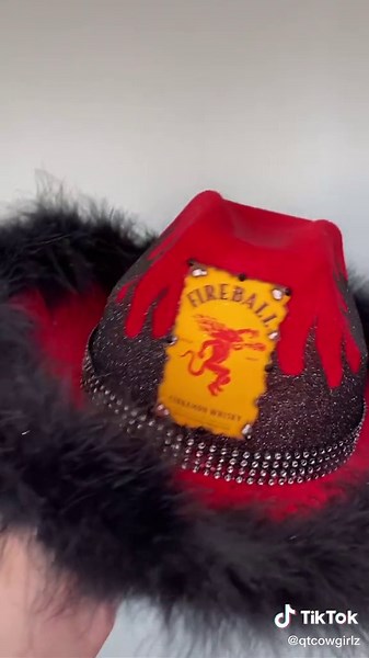 DIY Fireball Sticker Hat for Small Business Products