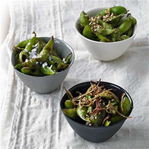Wok Charred Edamame 3 Ways Recipe - Chef's Resource Recipes