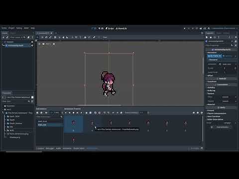 Intro to Sprite Frame Animation using AnimatedSprite2d in Godot 4.3+