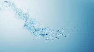 Flowing water liquid background, 3d rendering.