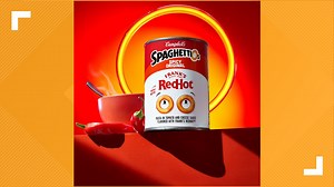 SpaghettiOs new Spicy Original flavor made with Frank's RedHot sauce