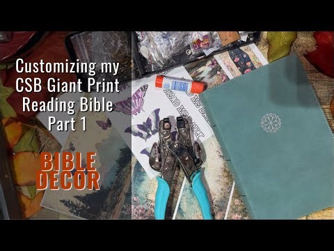 🌿✨ Part One: Customizing My New CSB Reading Bible ✨🌿 live!