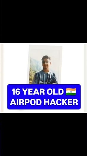 16 year old Indian boy hack airpod #shorts
