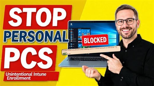 Disable MDM Enrollment in Microsoft Intune | Chander Mani Pandey [MVP] posted on the topic | LinkedIn