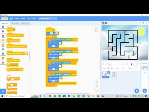 Scratch juego de laberinto