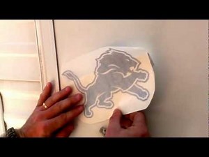 How to apply a vinyl decal