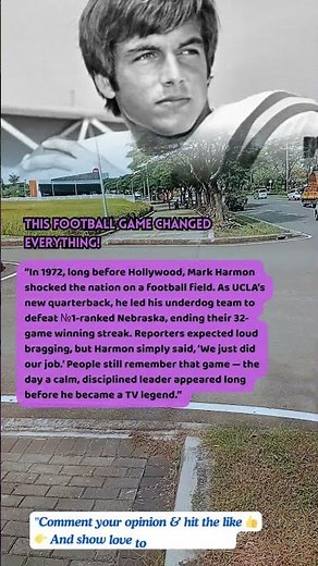 This Football Game Changed Everything! #legends #nostalgia