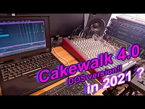 Cakewalk 4.0 (DOS version) MIDI Sequencer in 2021 ??? YES!
