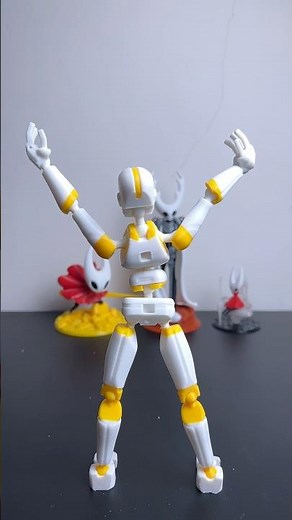 3D Printed Manne posable action figure