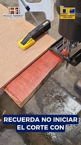 196K views · 784 reactions | SABIAS QUE...COMO INICIAR UN CORTE EN CALADORA | #caladora #woodwork #carpinteria #woodworker #tools #diy #hazlotumismo #unboxing #caladora #hardwork #crafts #sierra #madera #guia #cortes #cortesrectos #ERRORES #explicacion #jigsaw #cortesmadera | Maderas y Herrajes Finos Copico | Facebook