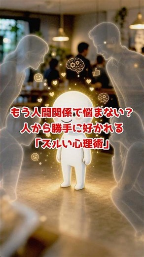 【もう悩まない】1秒で心の距離を縮めて、誰からも好かれる？合法的なマインドコントロール 🤫