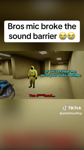 Mic Troubles During Escape the Backrooms Game