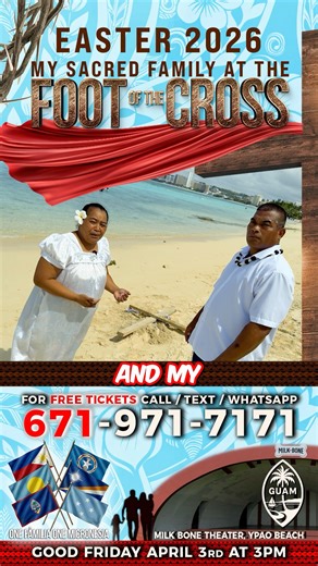 💌Special invitation to all families in our beautiful island we call home, Guam🇬🇺‼️ Inviting all families from every island who lives in Guam, we have an amazing announcement to give to all of our wonderful islanders.🤗 🩵🇦🇺🇫🇯🇰🇮🇲🇭🇫🇲🇳🇷🇳🇿🇵🇼🇵🇬🇼🇸🇸🇧🇹🇴🇹🇻🇻🇺🩵 Come and place yourself and your family at the foot of the cross April 3rd and 3PM at Ipao Beach. The cross is where Jesus Christ has placed His life for us and for our family❤️🙏🏼. Jesus placed His life for us to ha