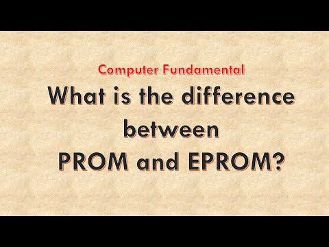 What is the difference between PROM and EPROM | PROM and EPROM | #computerfundamental #youtubevideo