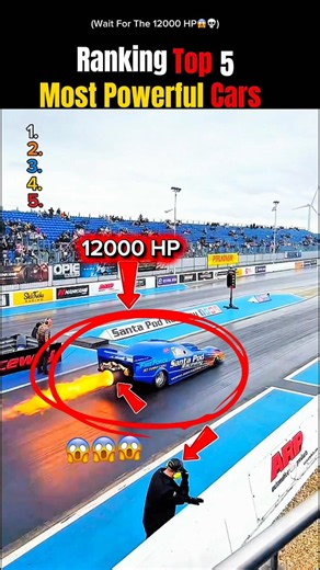 5 Most Powerful Cars Ever 🥵😱 #automobile #dragrace #shorts shortvideo #car #cars #horsepower
