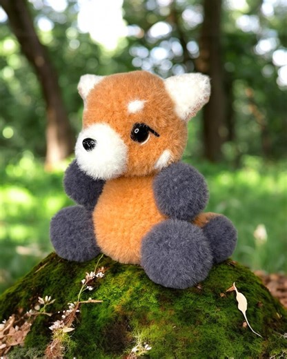 Roo the Red Panda Crochet PDF Pattern. Amigurumi Red Panda. - Etsy