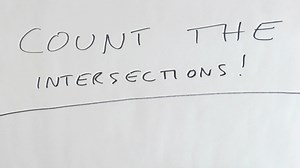 Watch See how Alex Bellos counts intersecting lines to reveal an answer... on Amazon Live