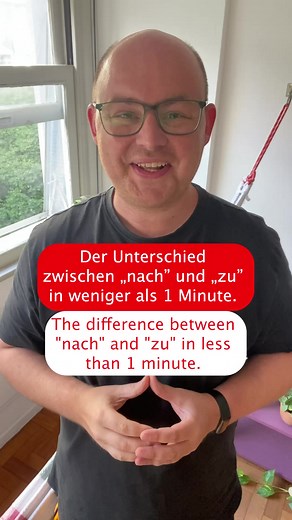 6.8K views · 368 reactions |  Heute erkläre ich dir den Unterschied zwischen den Deutschen Präpositionen „nach“ und „zu“. ✅ Abonnier den Kanal, wenn du mehr Deutsch lernen möchtest.  | Learn German with Thomas | Facebook