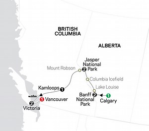 Heart of the Canadian Rockies - Cosmos (10 Days From Calgary to Vancouver)