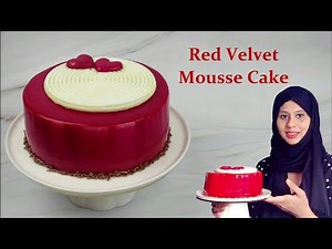 Red Velvet MOUSSE Cake | Red Velvet Cake ASMR