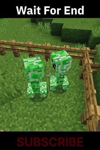 how the baby creeper spawn in Minecraft #minecraftshorts