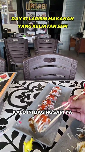 Sushi 20 Ribuan?? - Day 51 Larisin Makanan yang Kelihatan Sepi