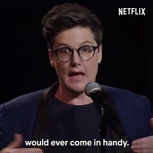 Every artist has their process. Sometimes, that includes dunking on people who try to break down your process. Hannah Gadsby's Nanette now streaming. | Netflix Is A Joke
