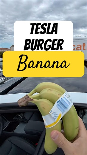 Tesla burger banana #tesla #memes #humor #funny #banana