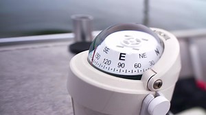 Download A compass on a boat