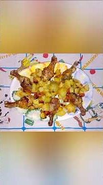 Pollo al forno con le patate #food #cucinafacile #cucina #cucinaitaliana