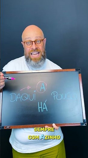 ⚠️DAQUI A ou HÁ⚠️ #linguaportuguesa #gramatica #verbo #verbohaver