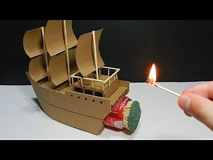 FAÇA UM INCRÍVEL BARCO COM PAPELÃO