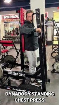Dynabody Standing Chest Press! #chest #chestworkout #workout #gym #new #howto #bodybuilding #fyp